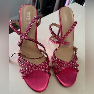 NEW Elegant Pink Strappy Heels